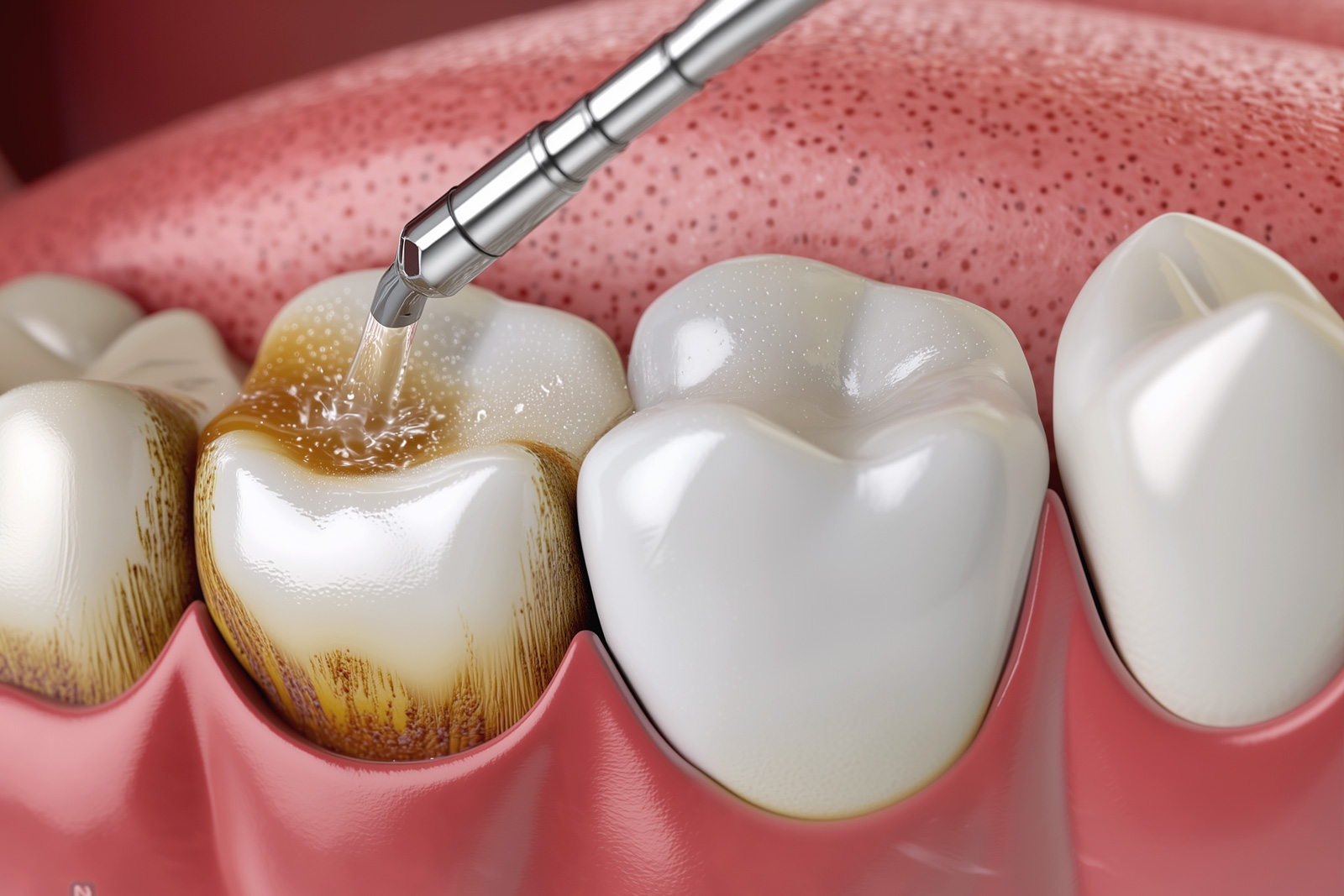 Pulizia del tartaro dentale